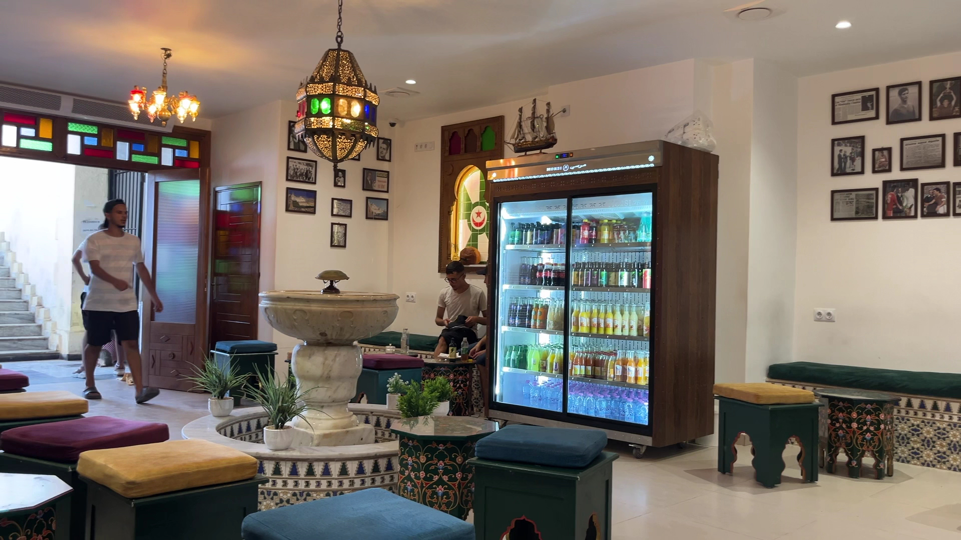 Bab El Bhar Café: venue interior and atmosphere