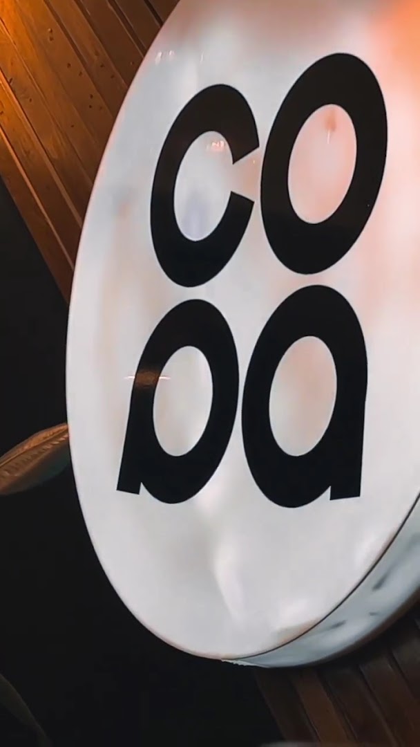 Copa Coffee: clear branding of the venue