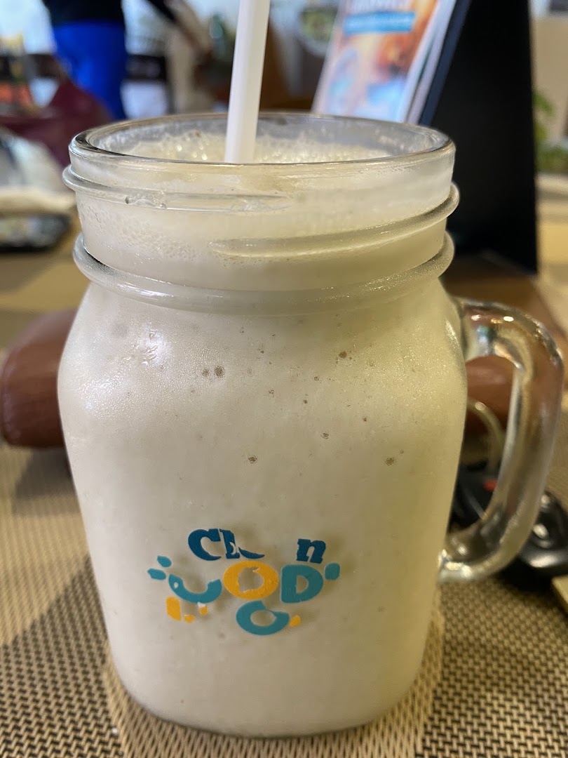 Clean Food 'N Jooce: clear photo of branded drink
