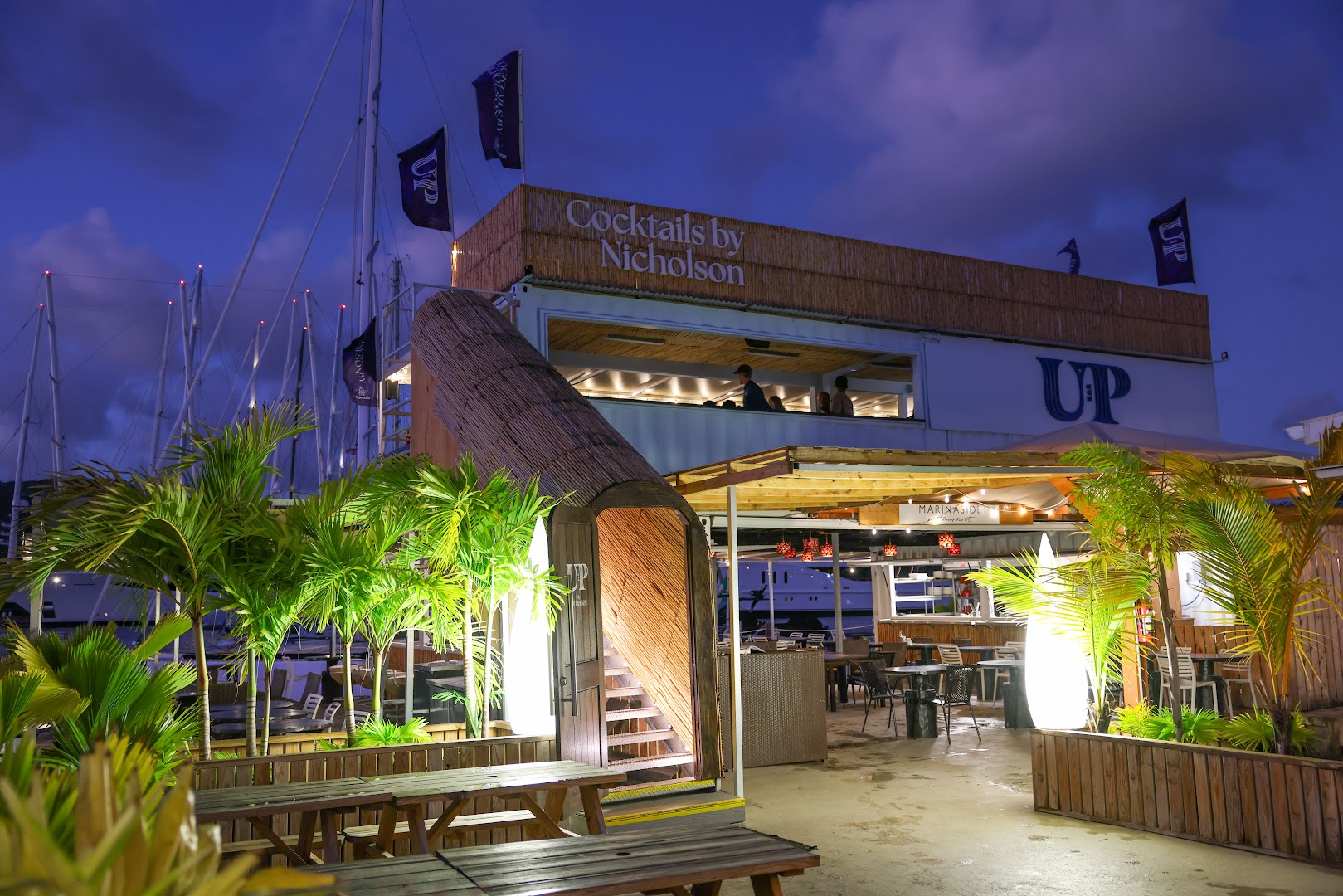 Up Bar By Nicholson: high quality exterior venue shot