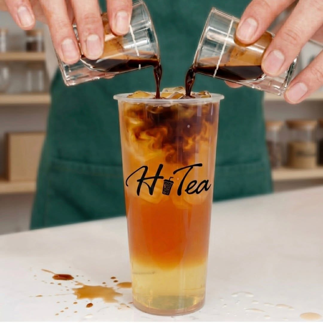 HiTea: professional product shot of drink