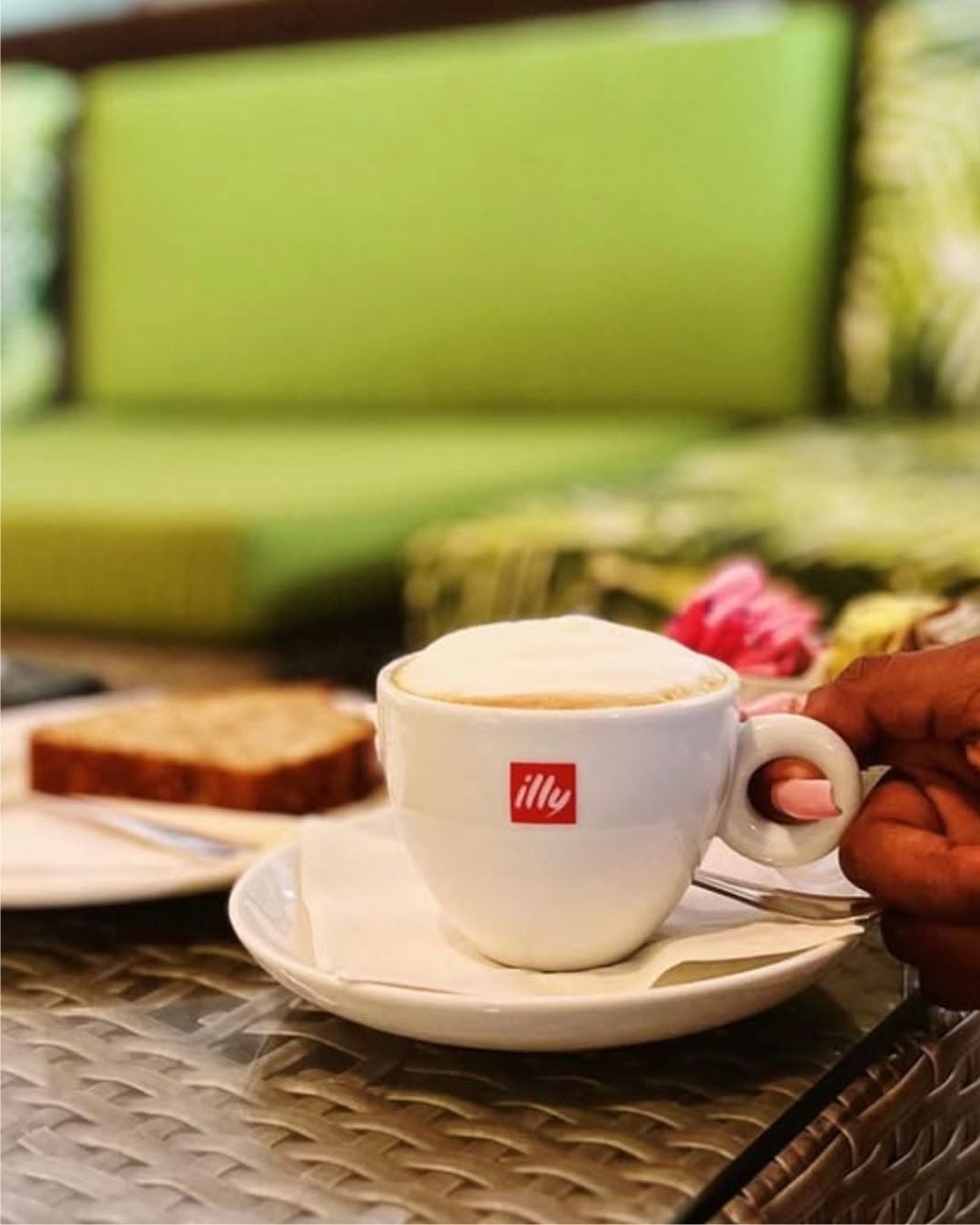 The Larder: appealing photo of coffee drink