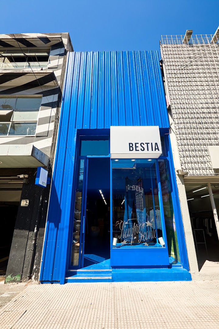 Bestia: clear storefront photo of shop