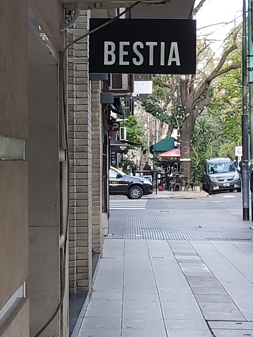 Bestia: clear storefront signage and exterior