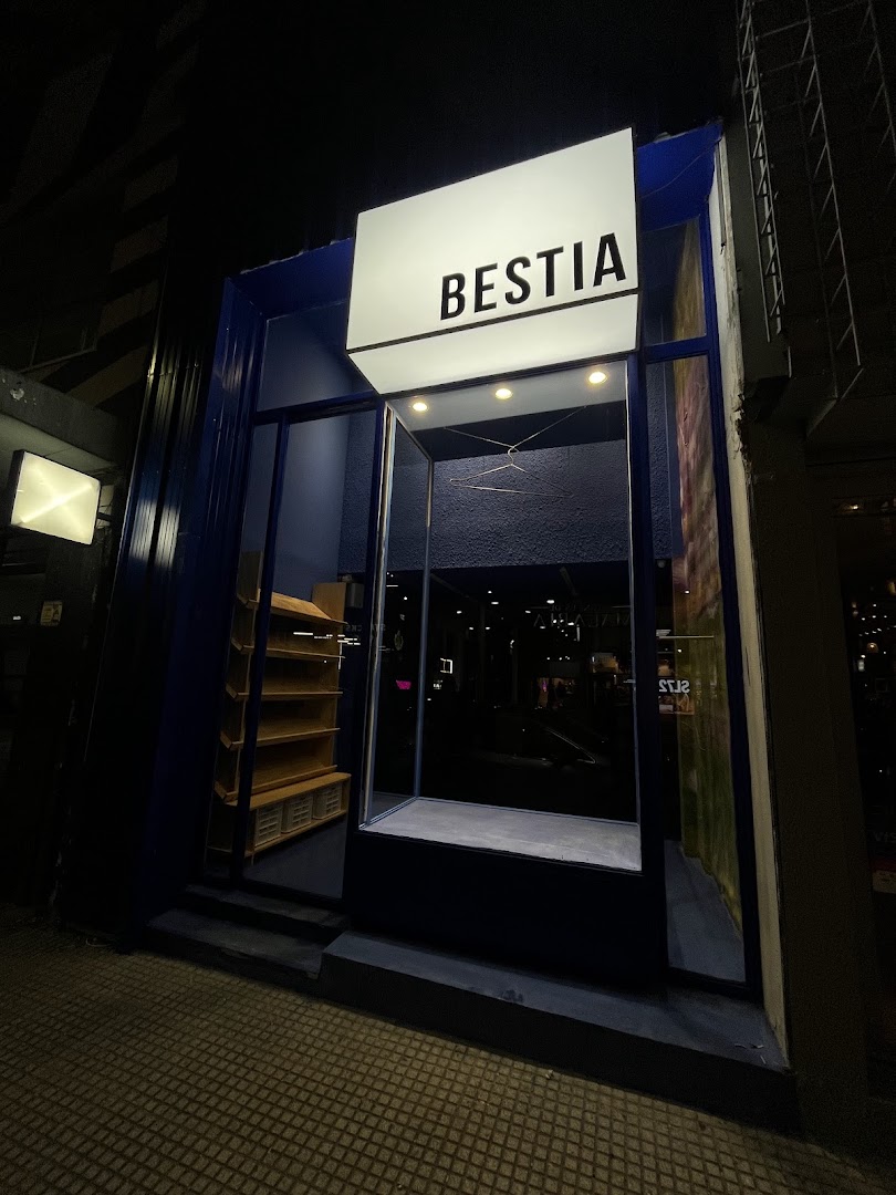 Bestia: clear storefront photo of shop