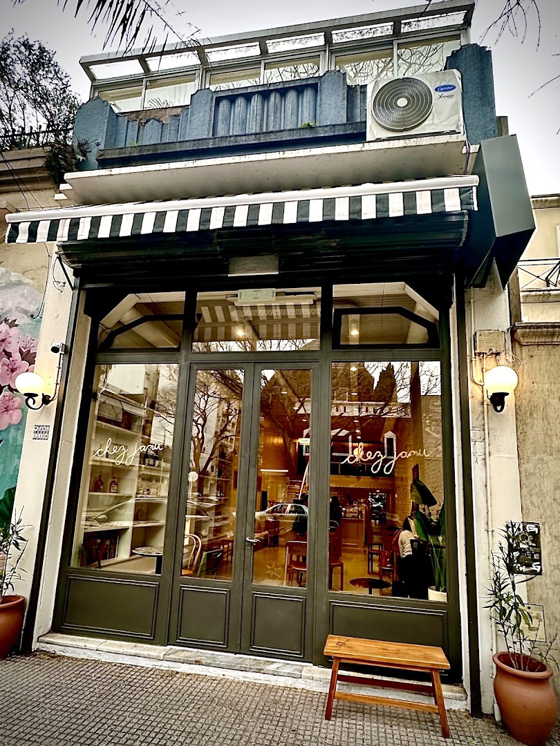 Chez Janu: clear, professional exterior shot