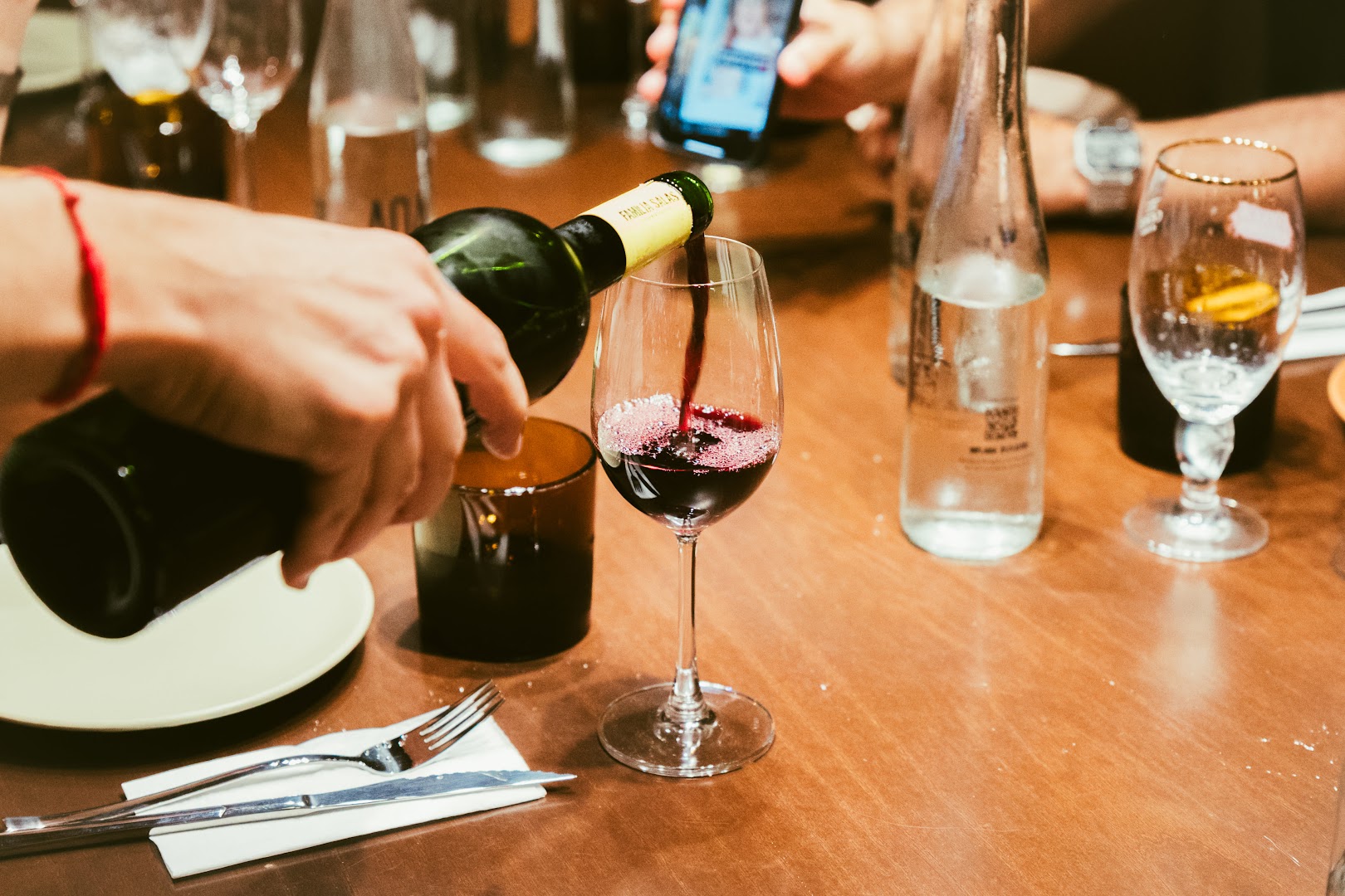 Cachito: high quality shot of wine