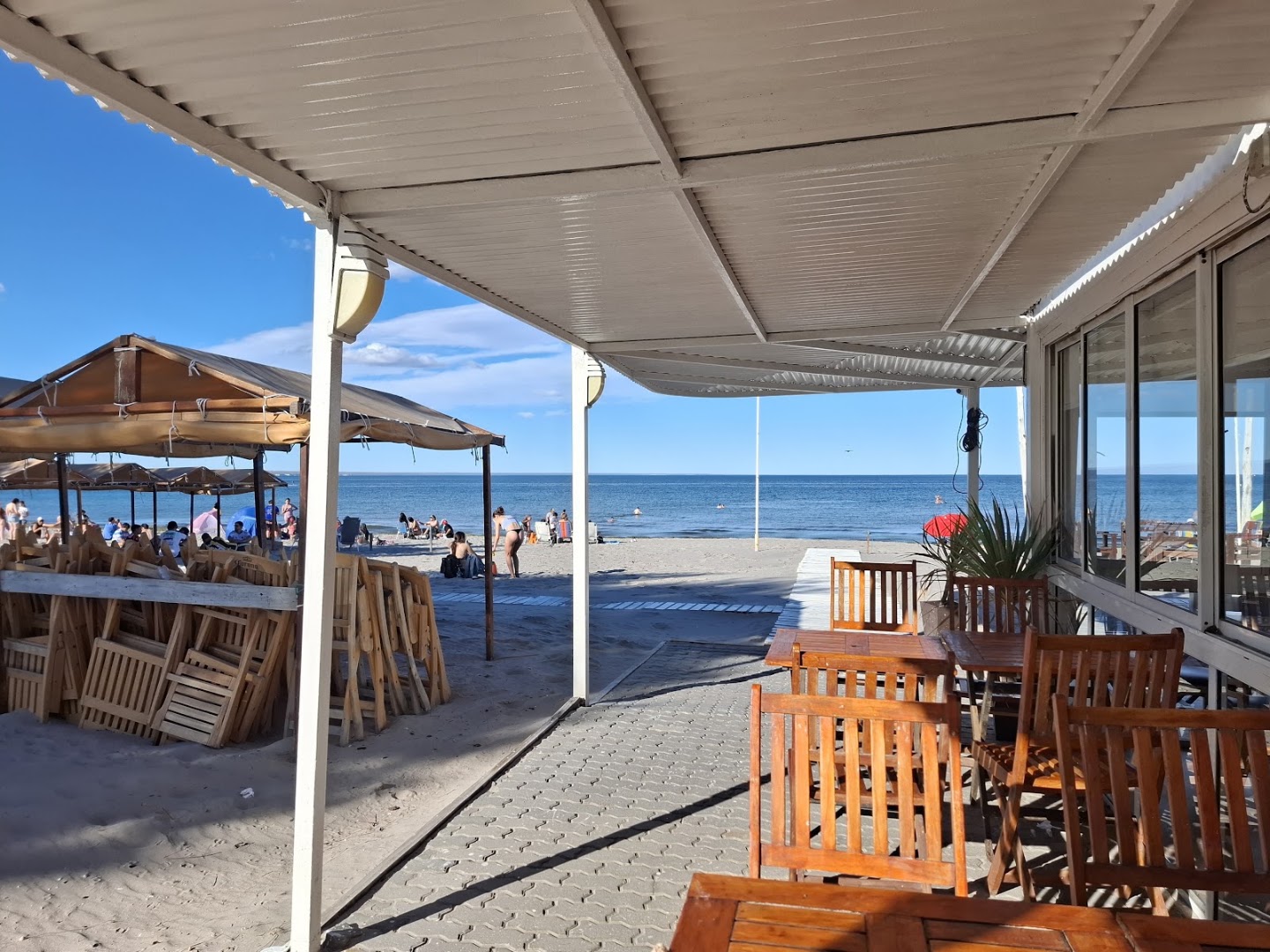 Coral Resto: attractive terrace with sea view