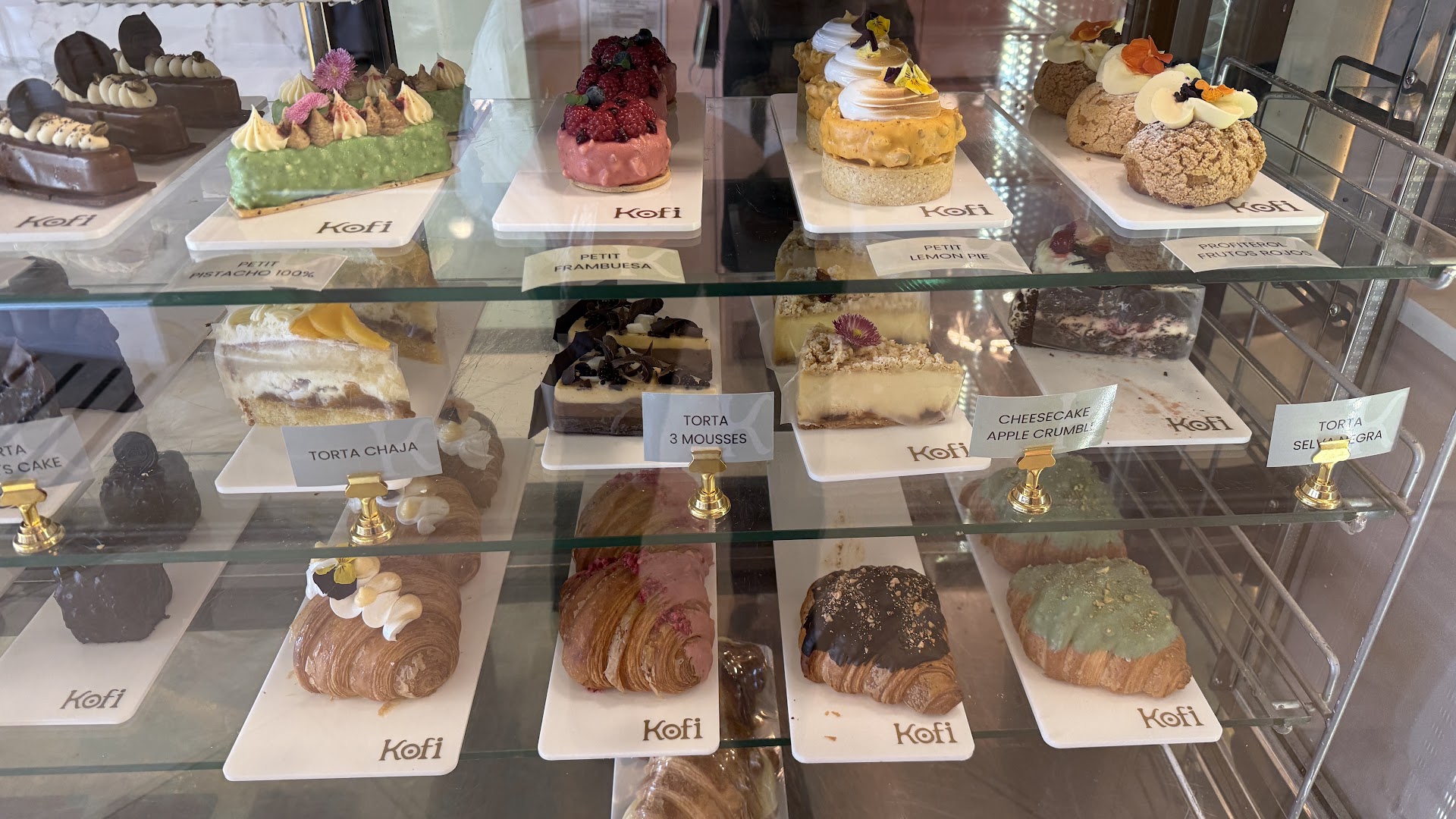 Kofi Bakery: appetizing display of bakery items