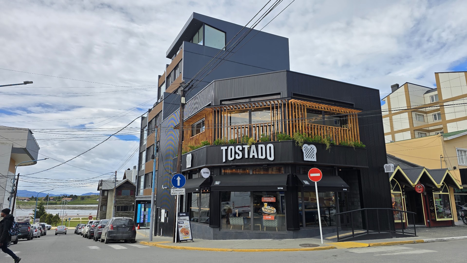 Tostado: clear exterior shot of venue