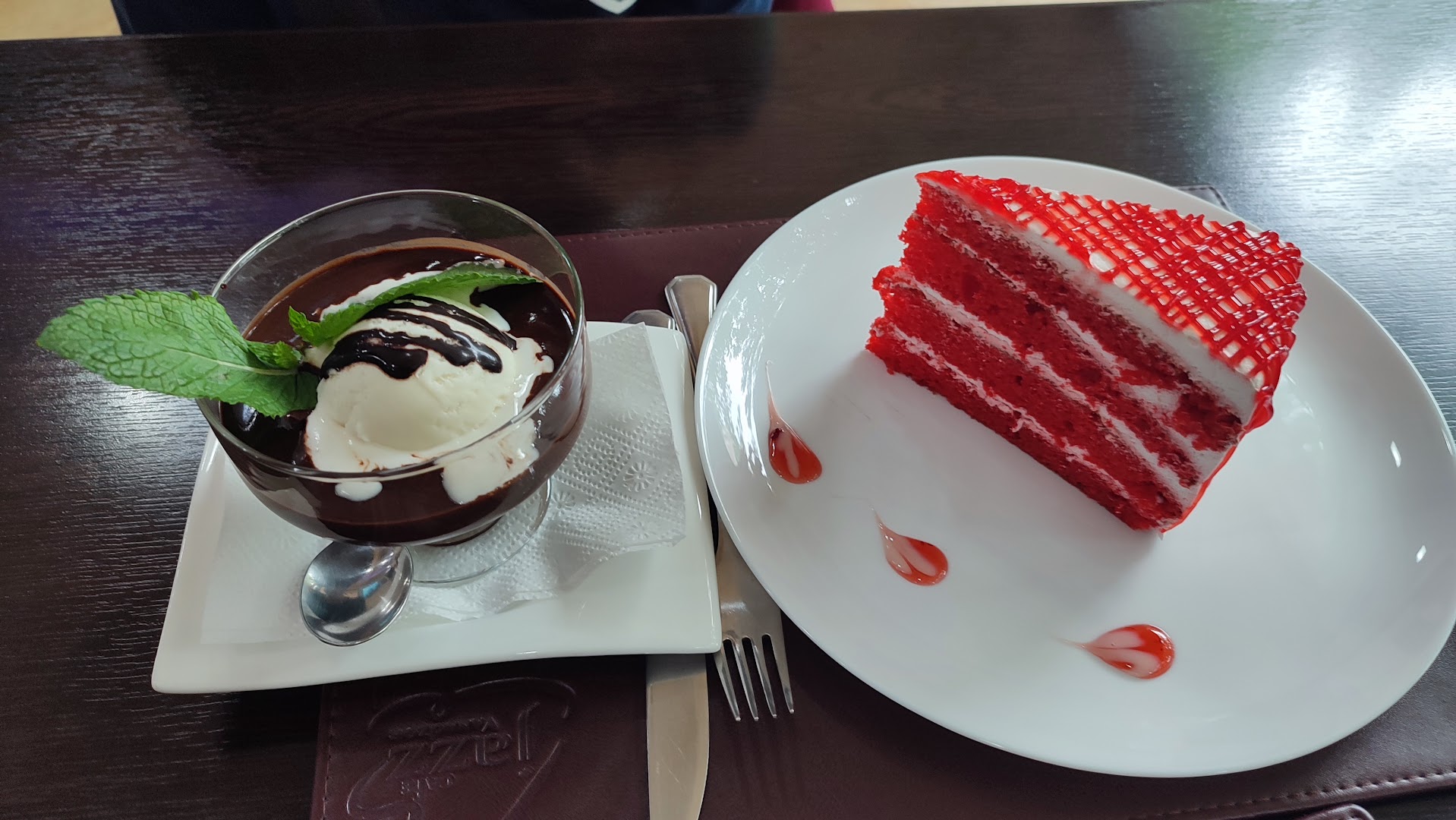 Jazz Cafe: appetizing food presentation