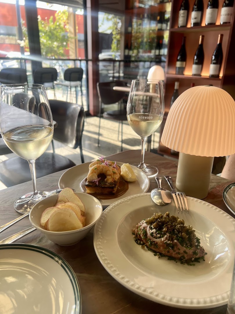 Lola's Wine Bar: appetizing food and drink presentation