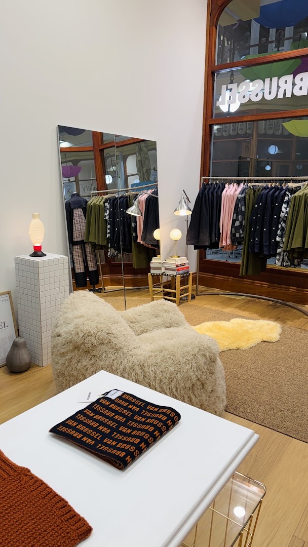 VAN BRUSSEL: attractive shop interior and display