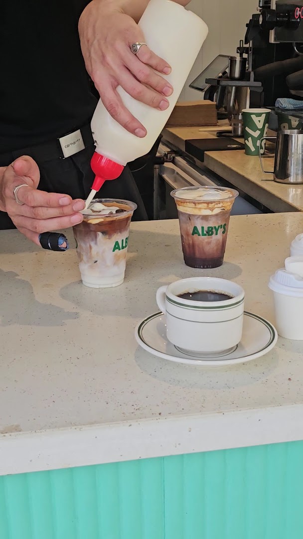 Alby's: high quality shot of drinks
