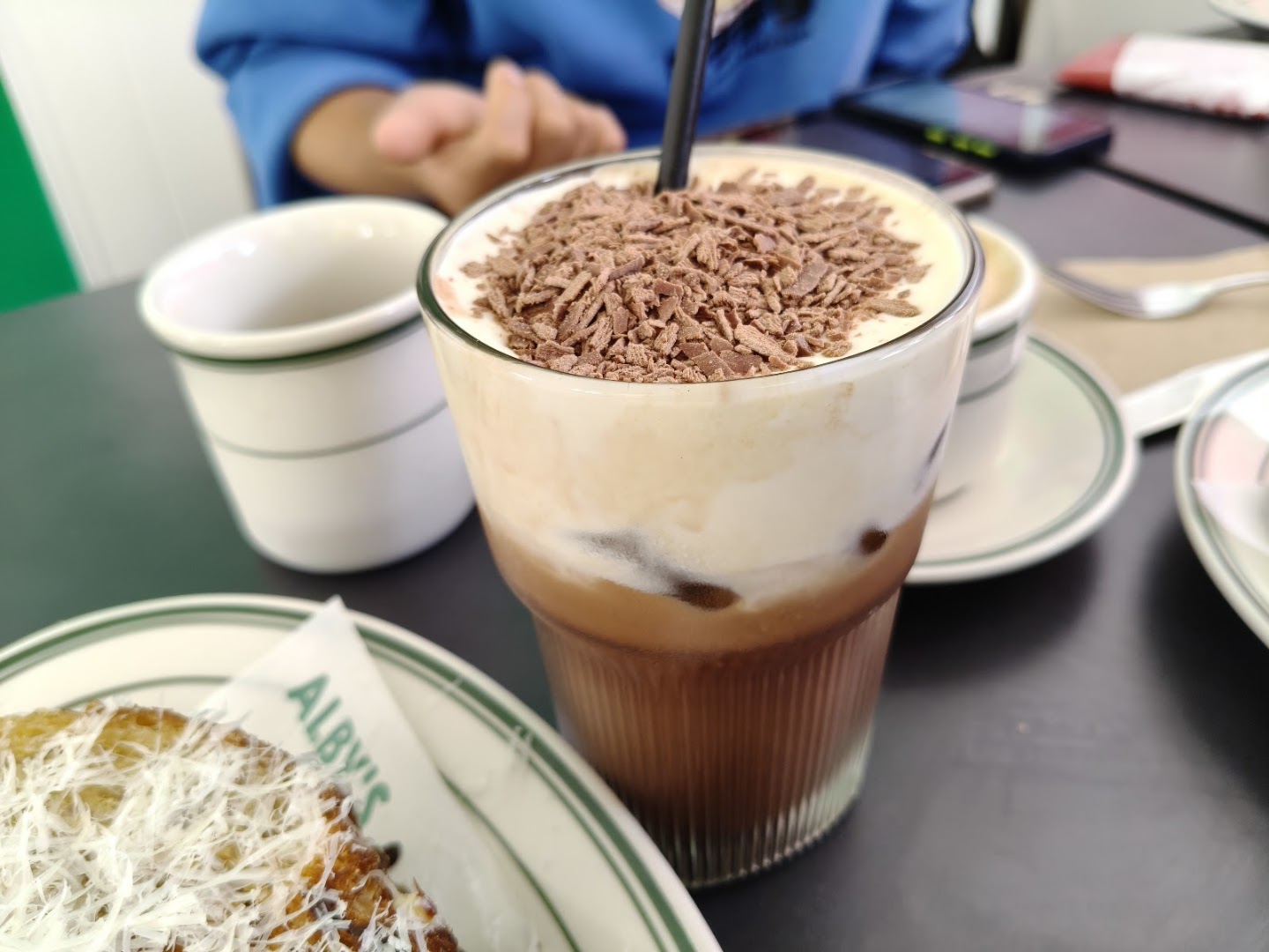 Alby's: appetizing photo of bar drink