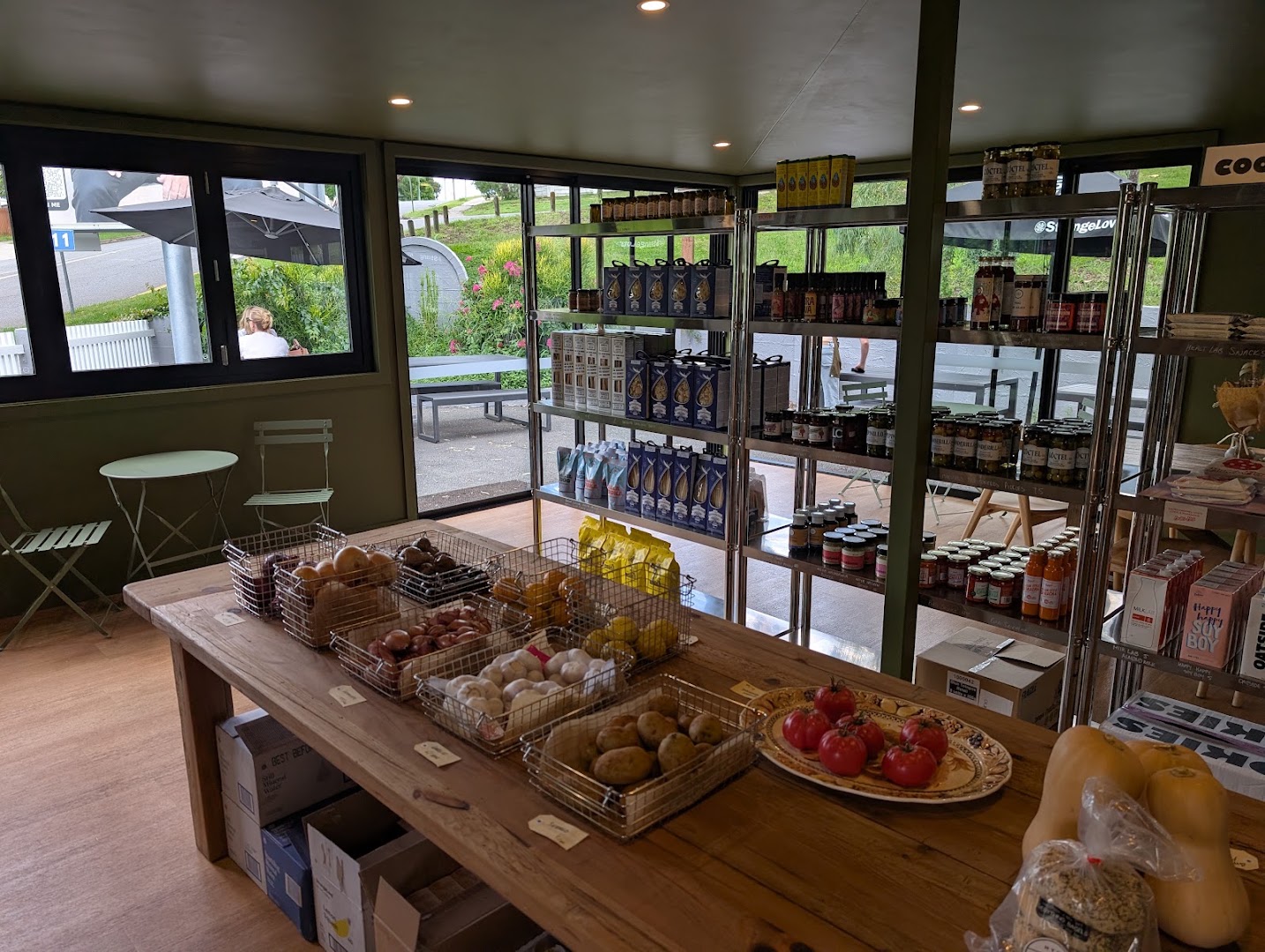 Jane's Deli: clear interior shot of deli