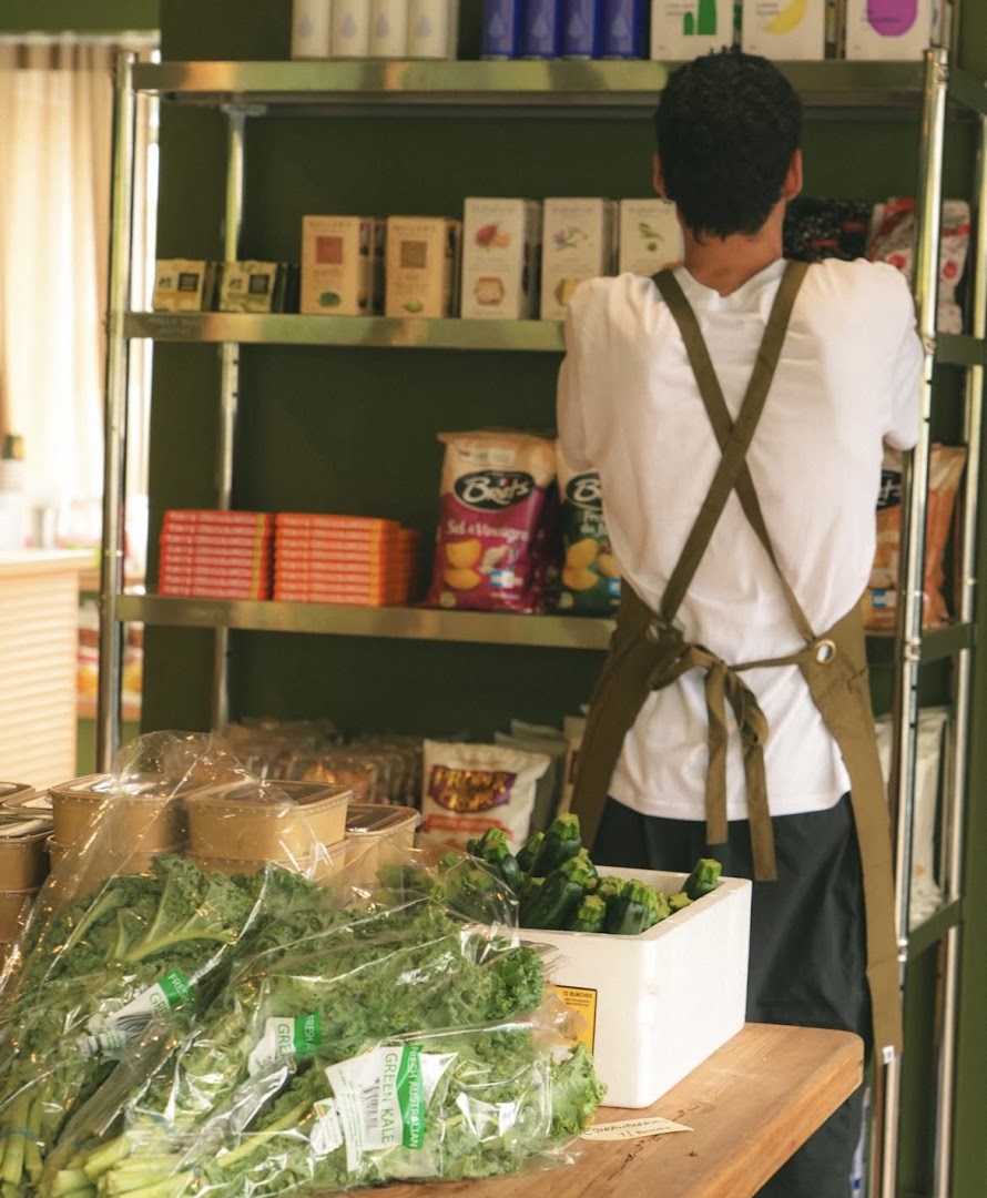 Jane's Deli: professional staff and product display
