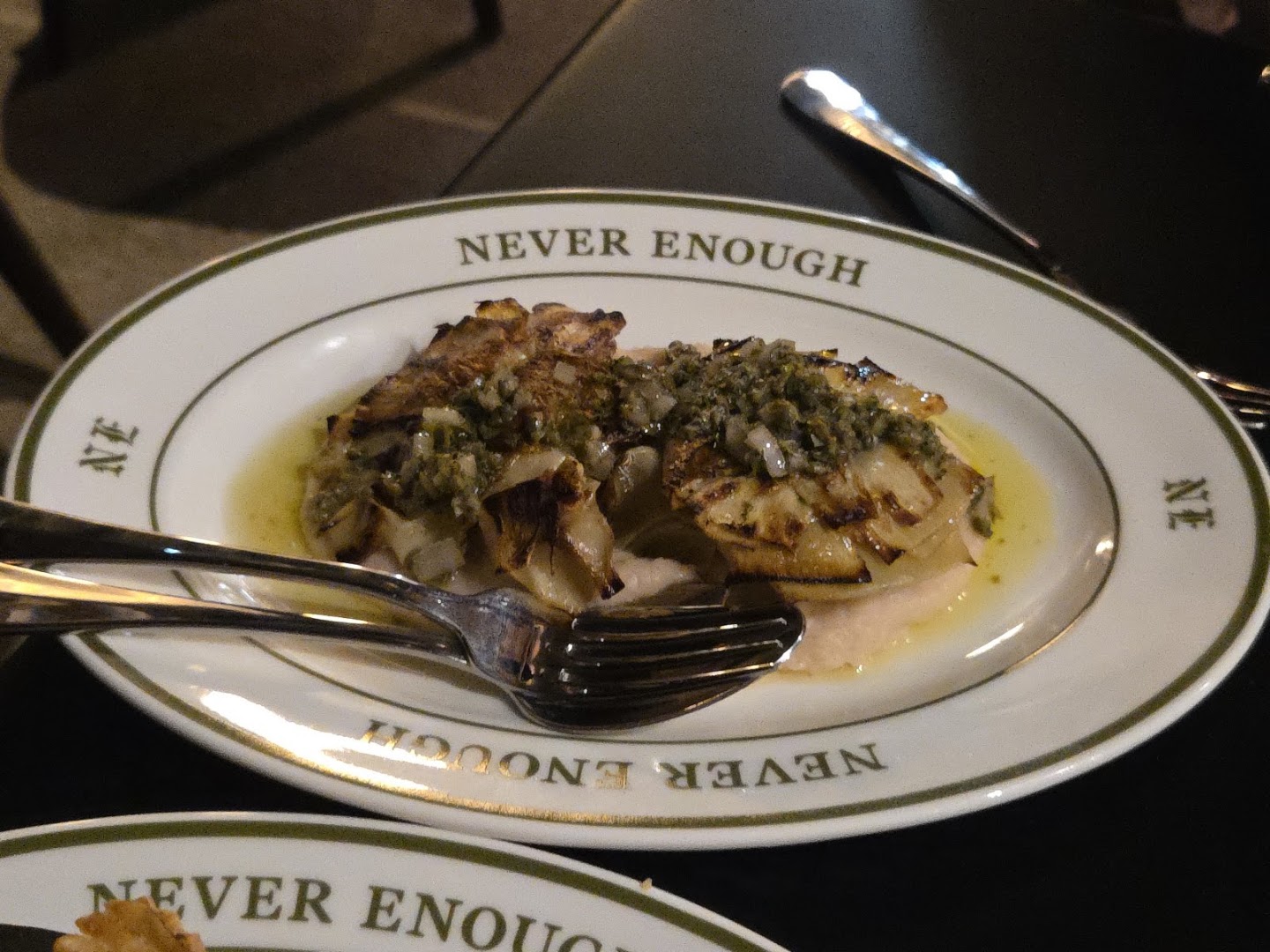 Never Enough: appetizing food photo with branding
