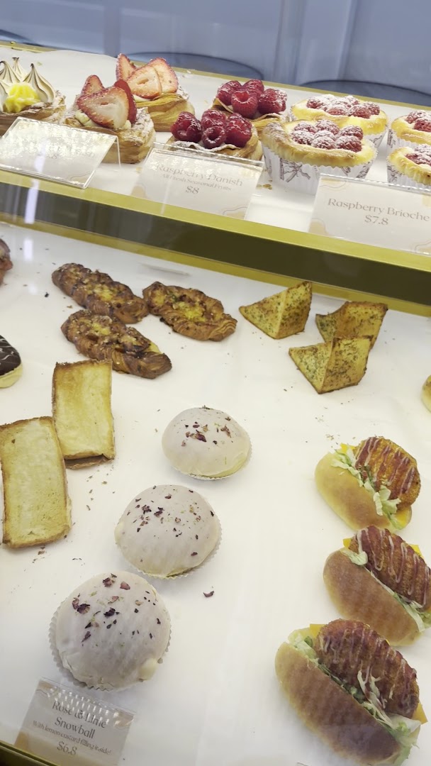 Bite & Savor: appetizing display of breakfast pastries