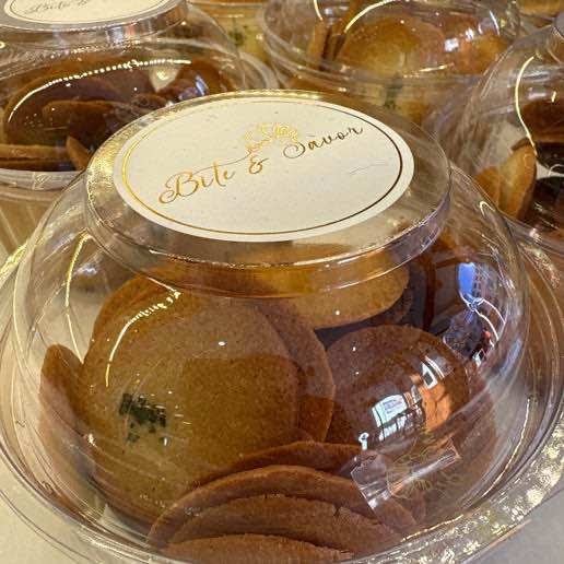 Bite & Savor: appetizing display of fresh cookies