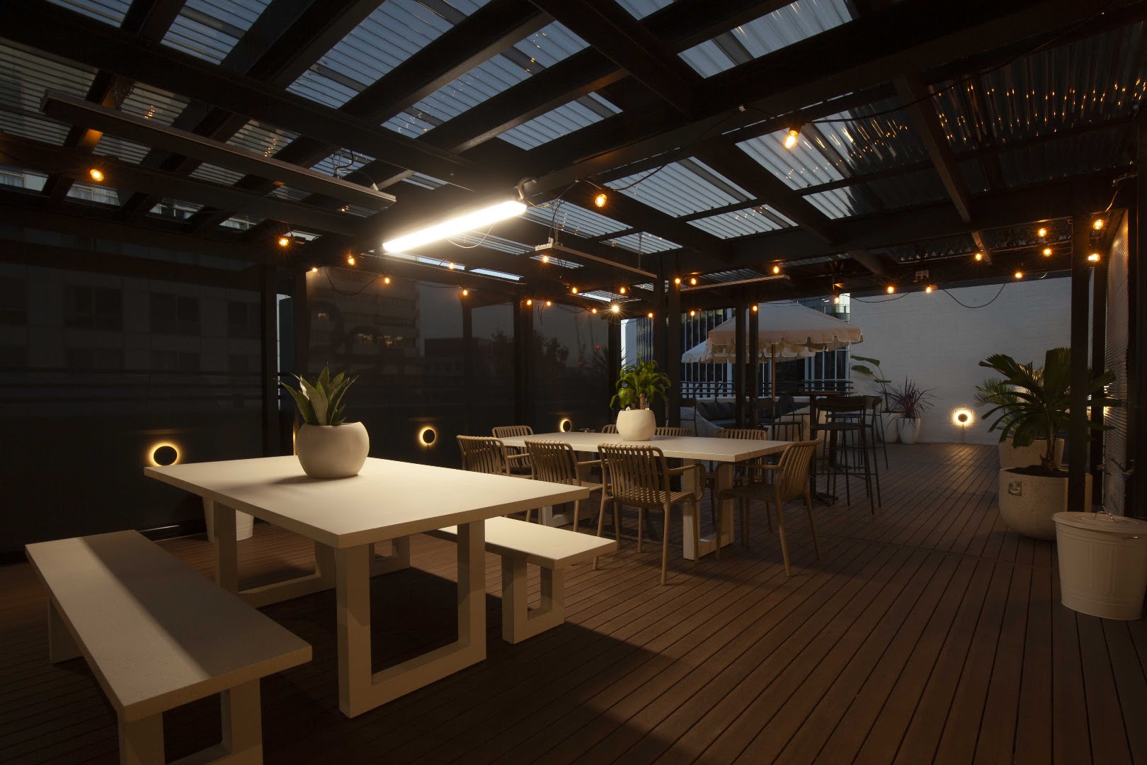 Little Drifter Canberra: attractive and well-lit terrace space