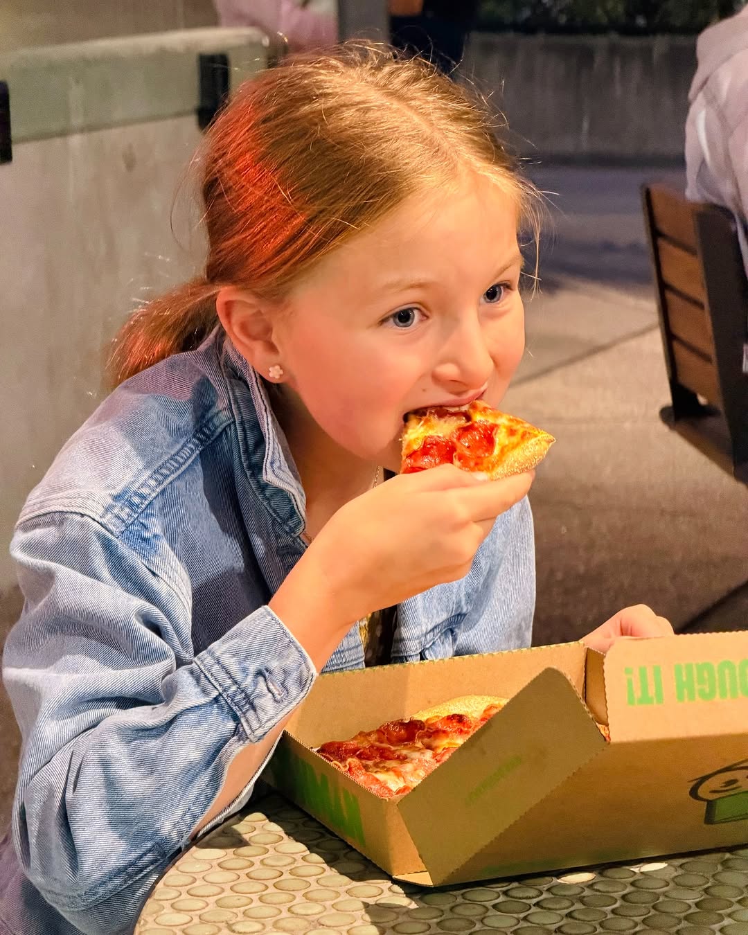 OOSHMAN: customer enjoying food at venue