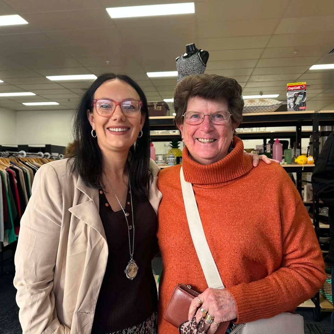 The Thrift Hub Canberra: friendly staff photo in shop
