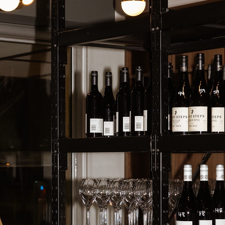Tintino: professional shot of bar inventory