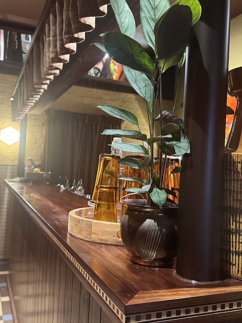 Jacket Bar: atmospheric shot of bar interior