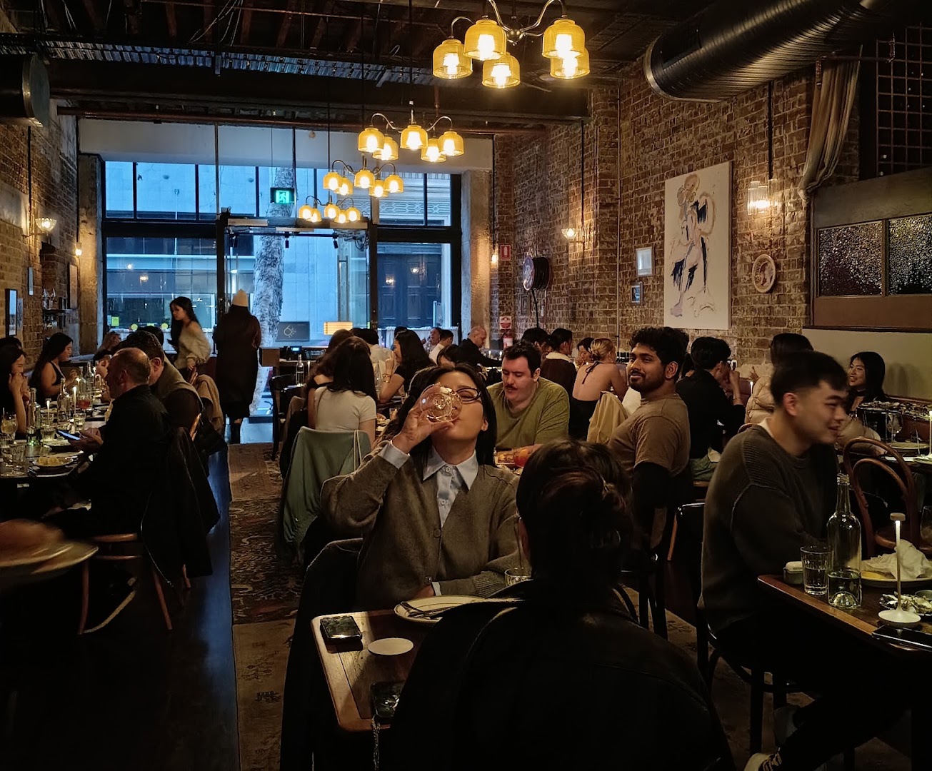 Bar Bruno: inviting atmosphere showing busy venue