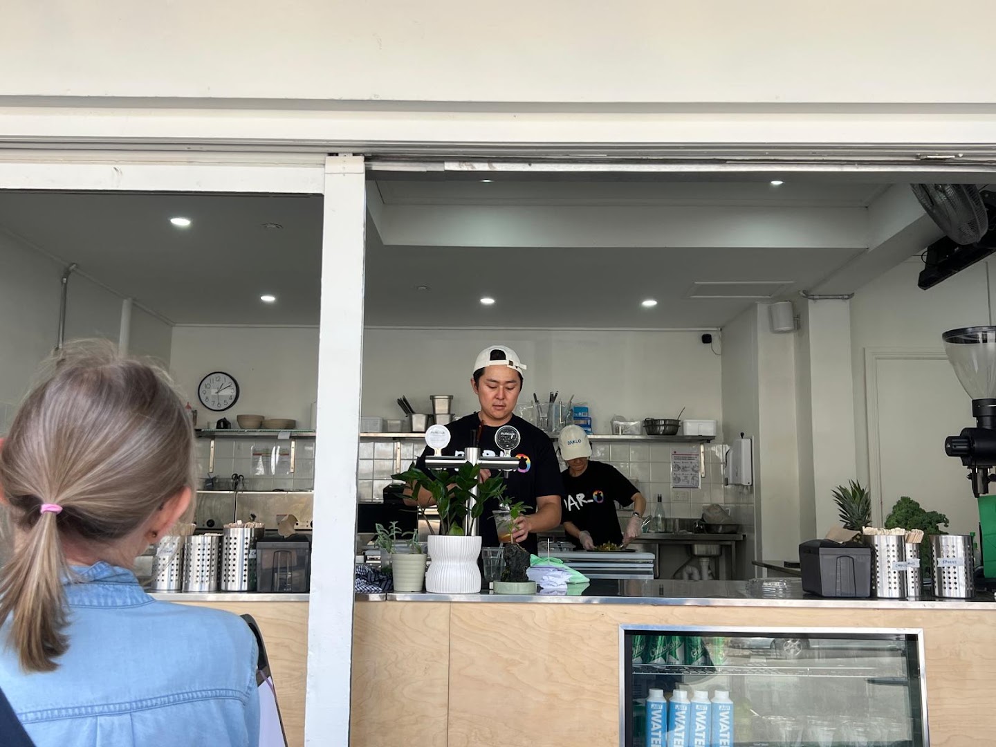 Kim's Korean Deli: clear view of staff working
