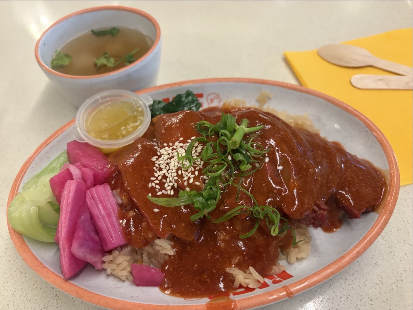 Riceface: appetizing photo of restaurant food