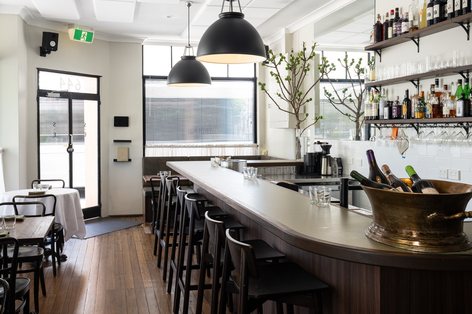 South End: professional interior shot of restaurant