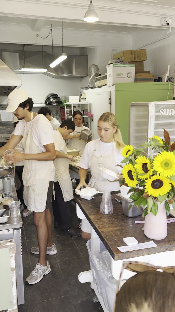 sundays: staff working in kitchen