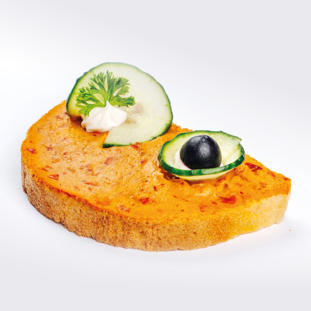Bertis belegte Brötchen: professional product shot of food
