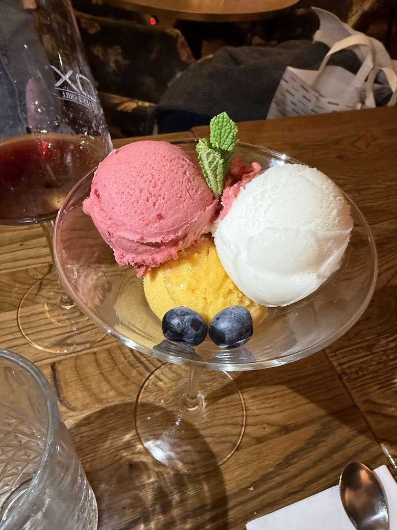 OX in the City: appetizing photo of restaurant dessert