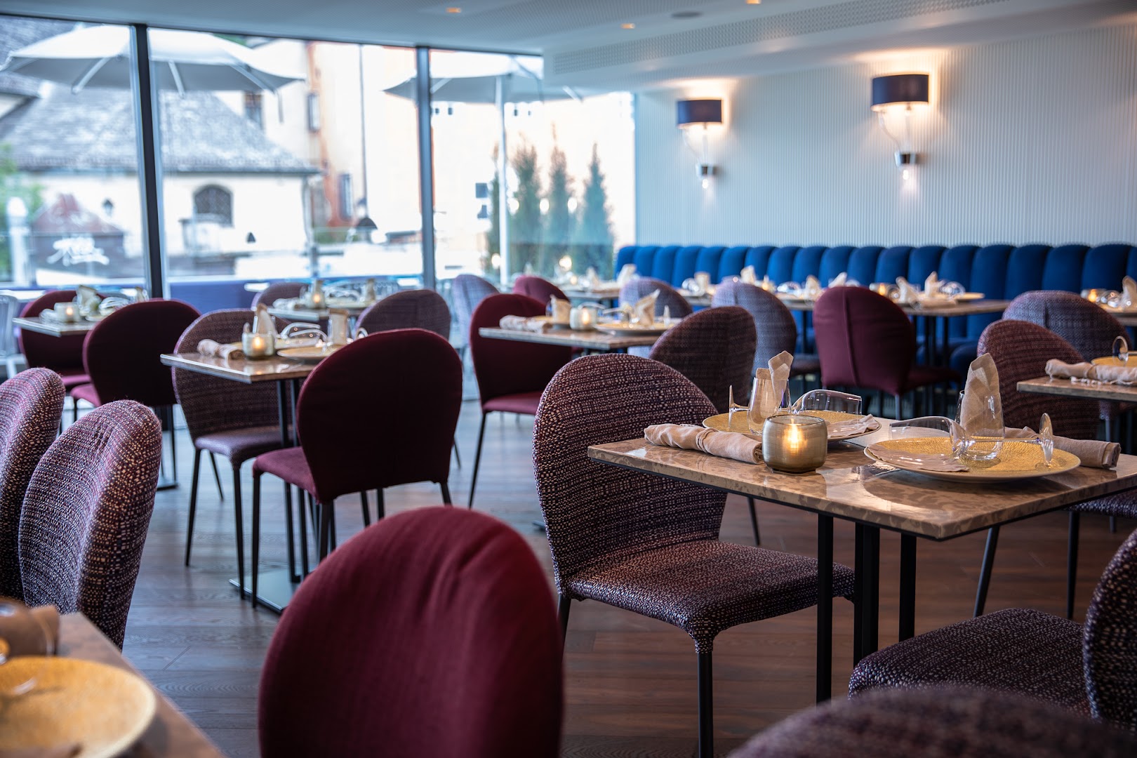 Seven Senses: professional interior shot of restaurant