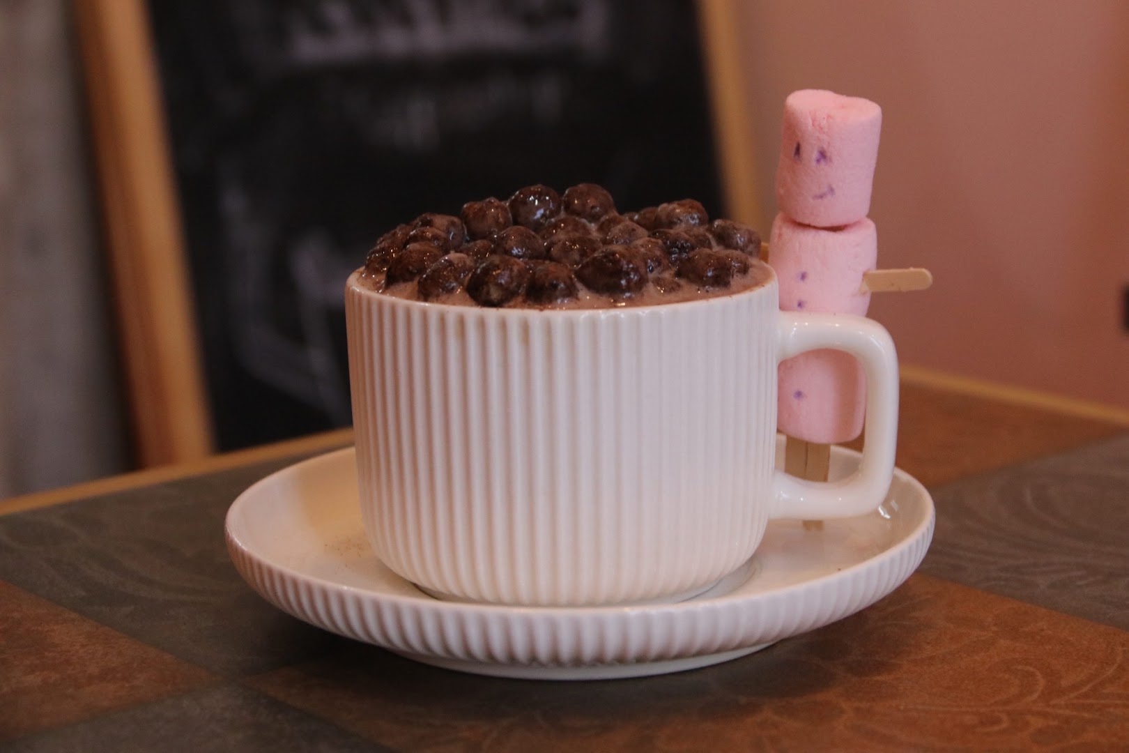 Karamel Coffee Shop Gabala: appealing photo of served drink