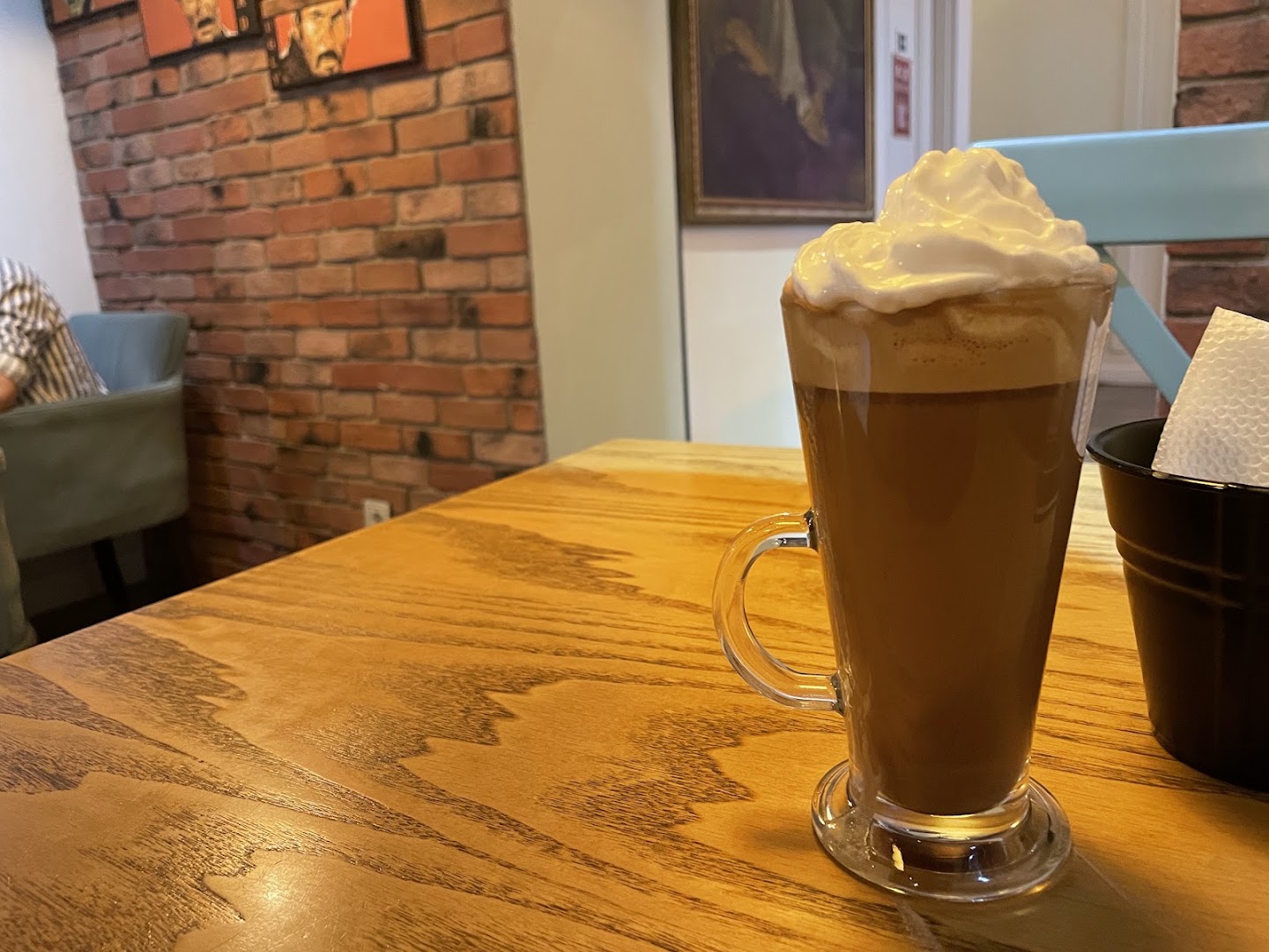Cafe Central: appetizing photo of served drink
