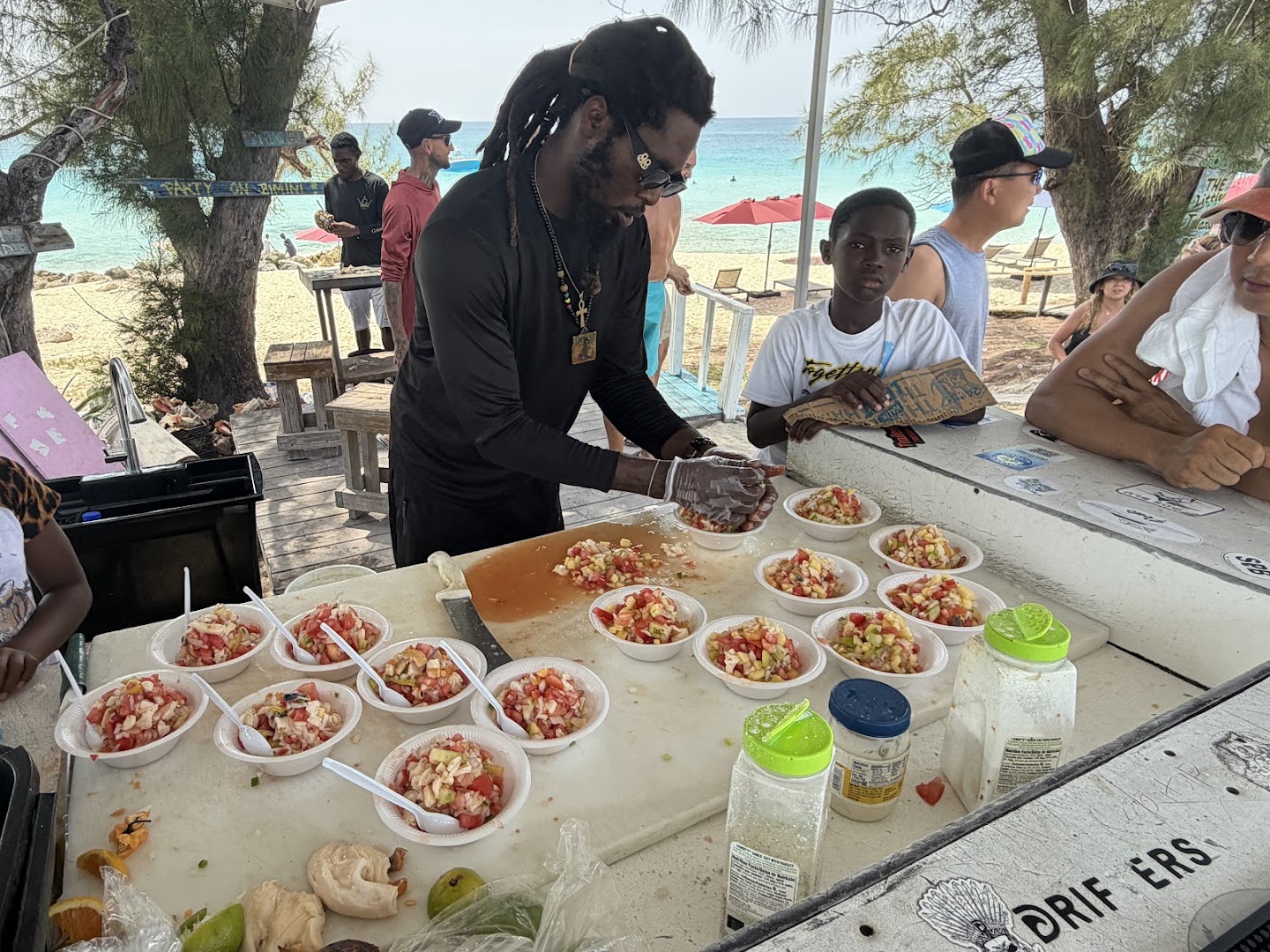 Big Mike's Fresh Conch Salad: authentic preparation of fresh food