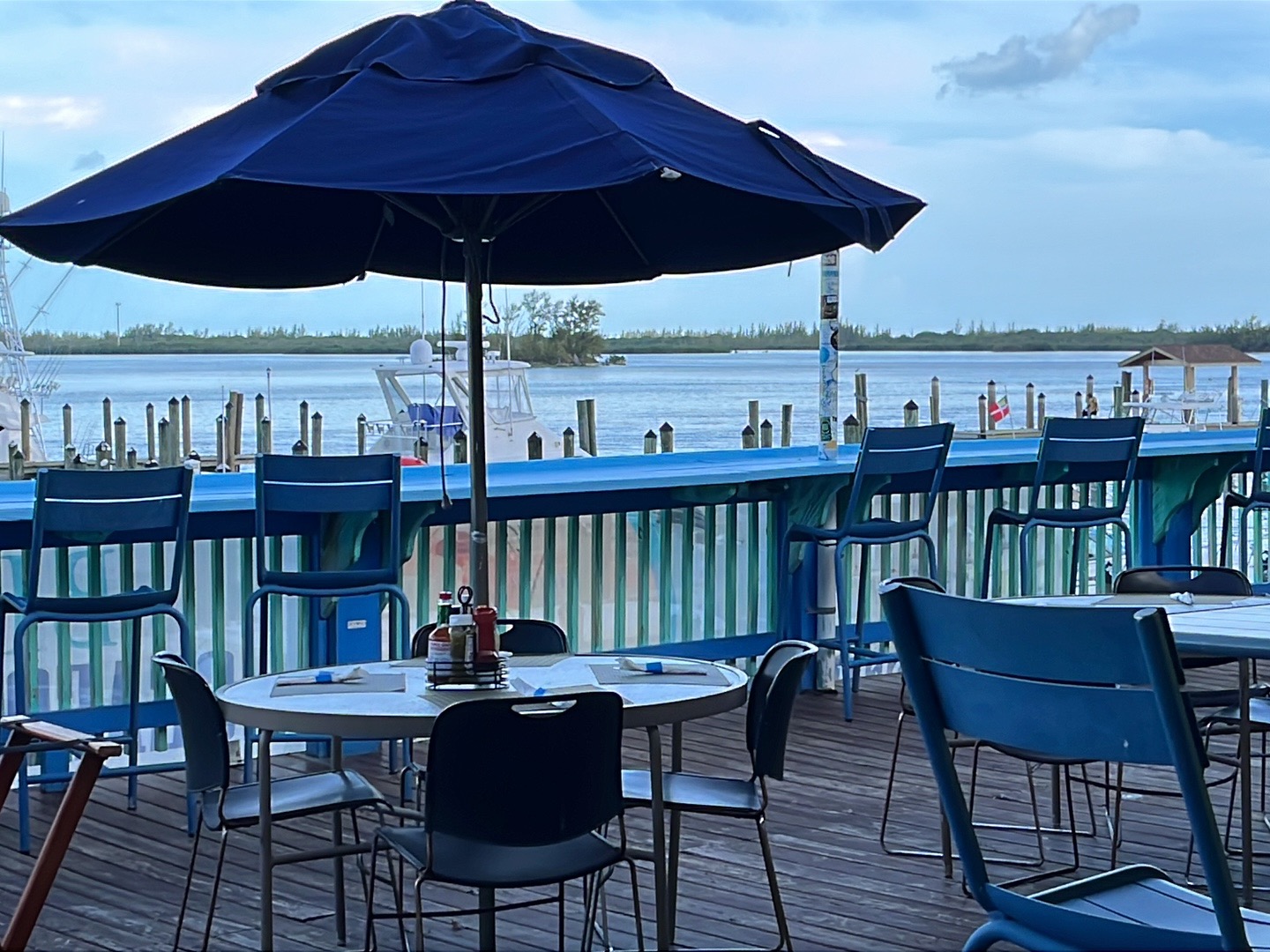 Bimini Seafood Company & Conch Bar: inviting terrace with scenic view
