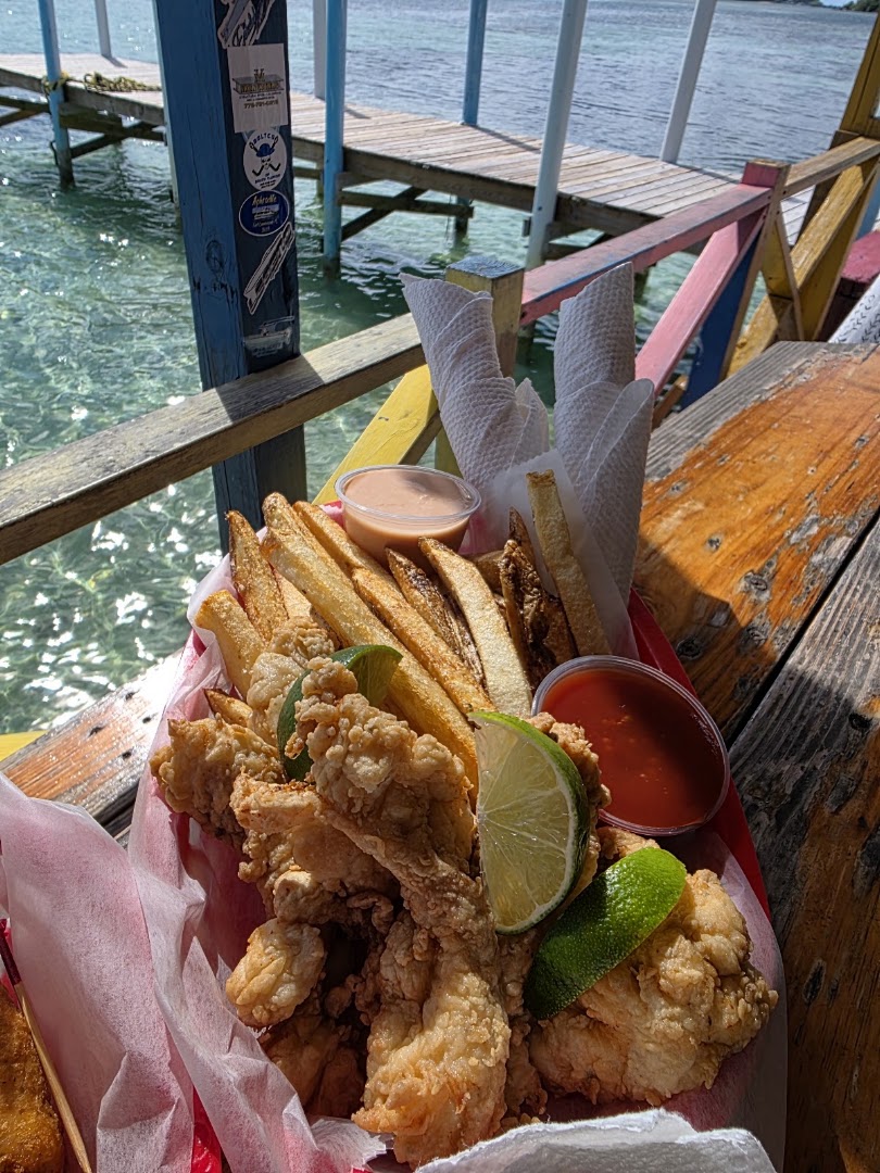 Pat & Ebbie's: appetizing food with scenic background