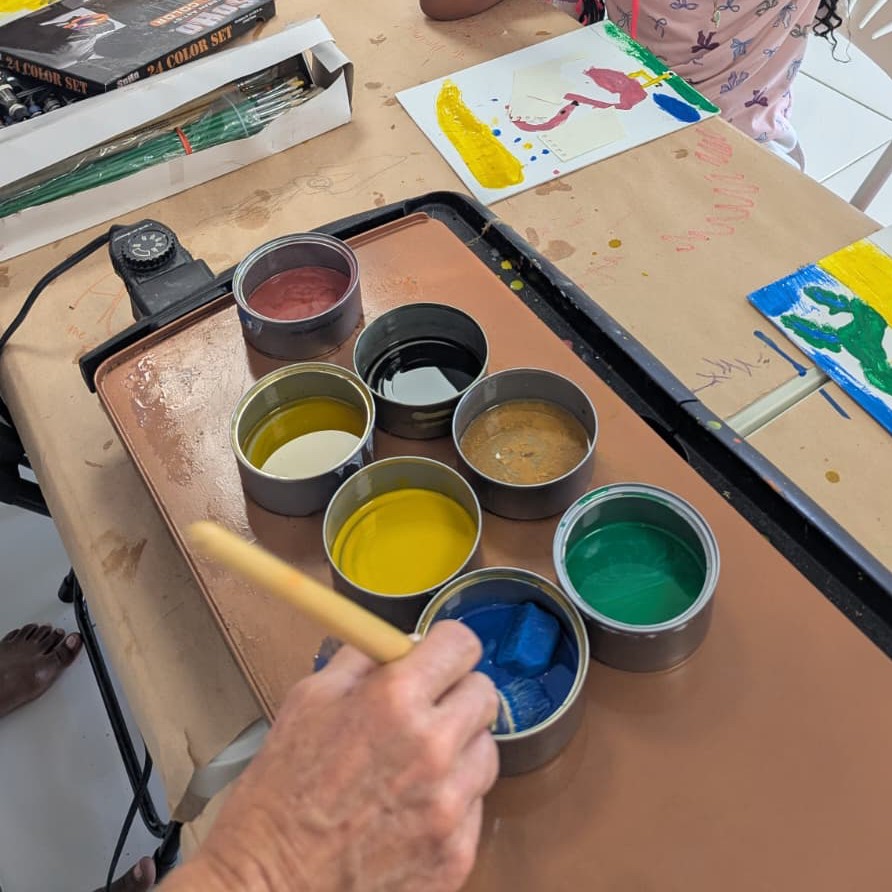 Exuma Arts Network Gallery: creative art workshop activity