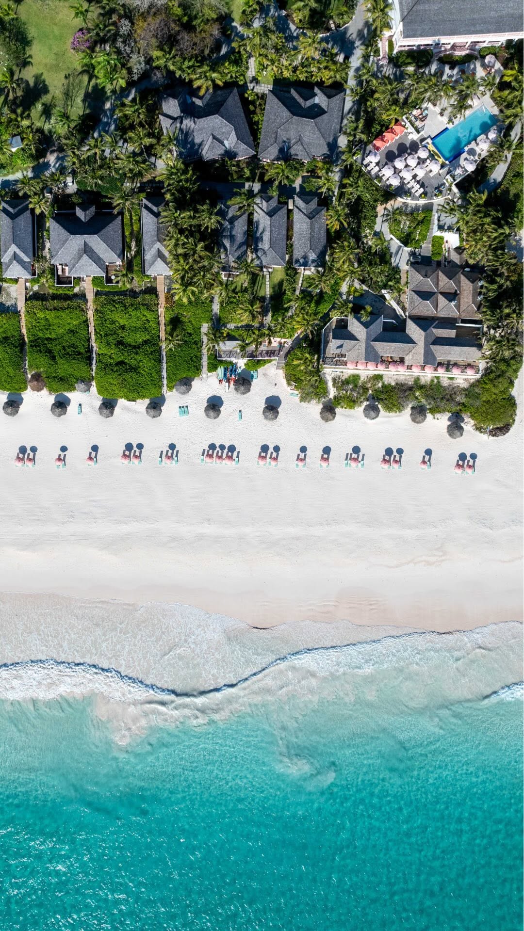 Beach Shack: high quality aerial venue shot