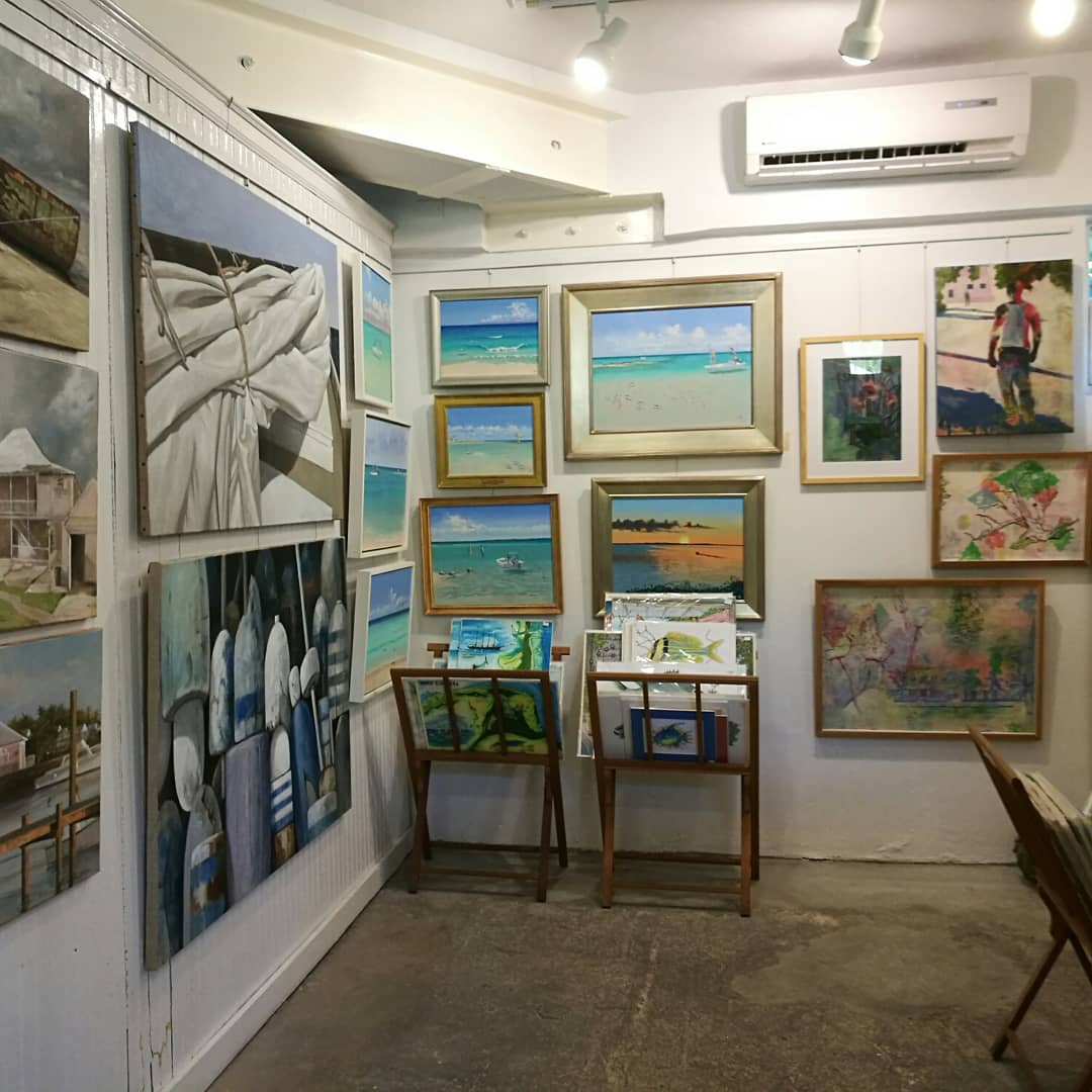 Princess Street Gallery: clear view of gallery exhibition