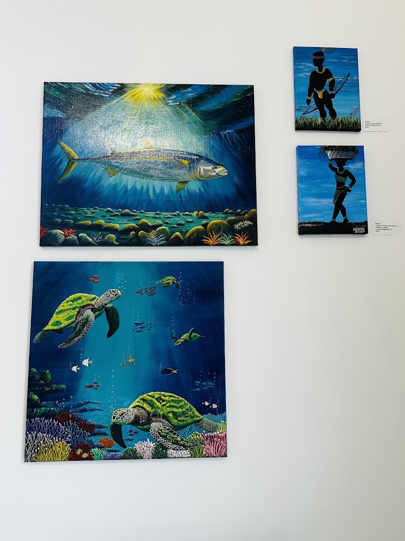 The Gallery & Wine Bar: clear photo of gallery exhibition