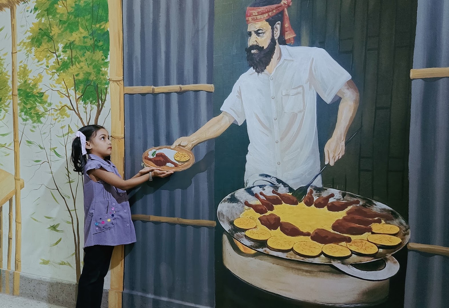 Ankan 3D Art Gallery: visitor interacting with exhibit