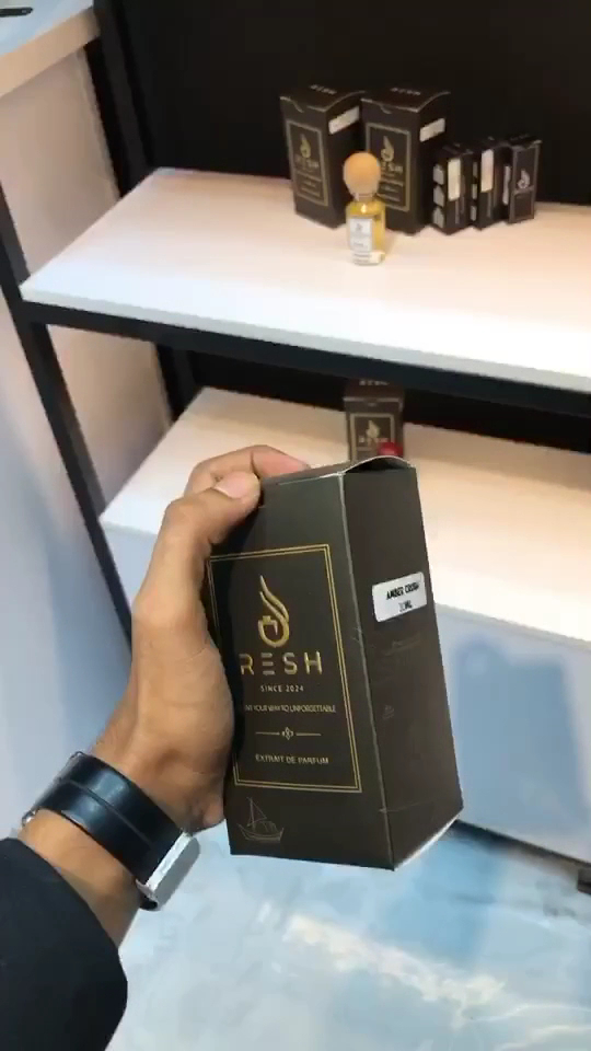 Resh Perfumes: clear product display and branding