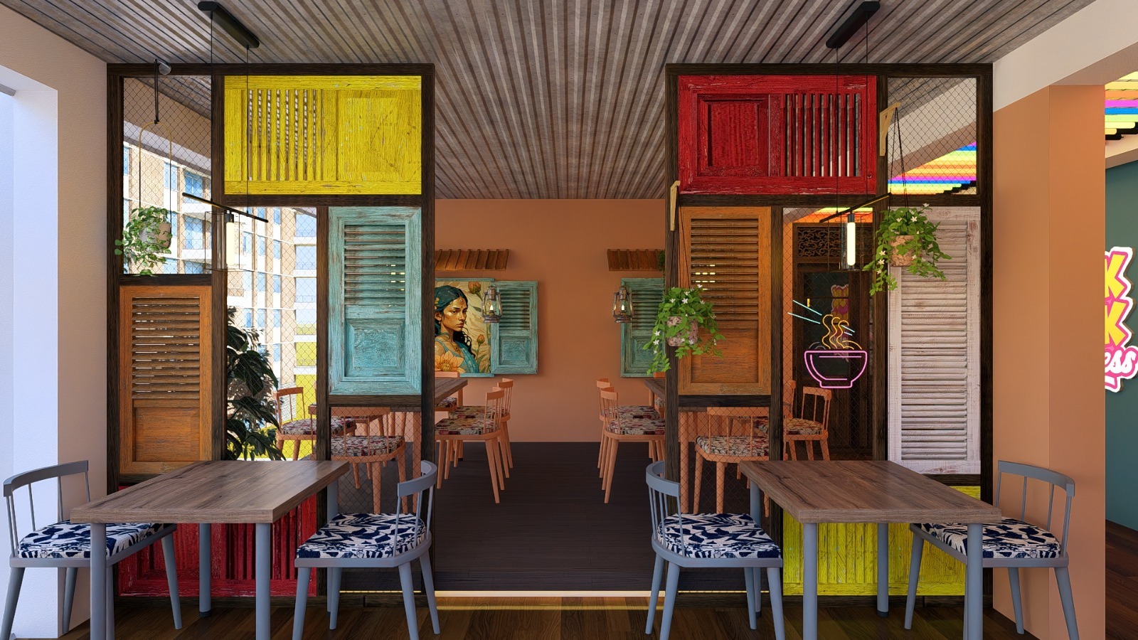 TukTuk Express: attractive and clear interior shot