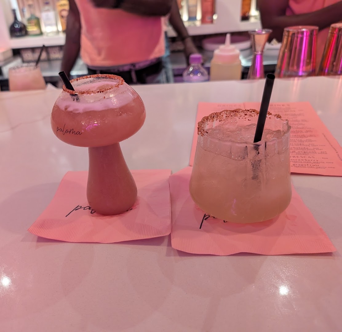 Paloma: appealing photo of signature drinks